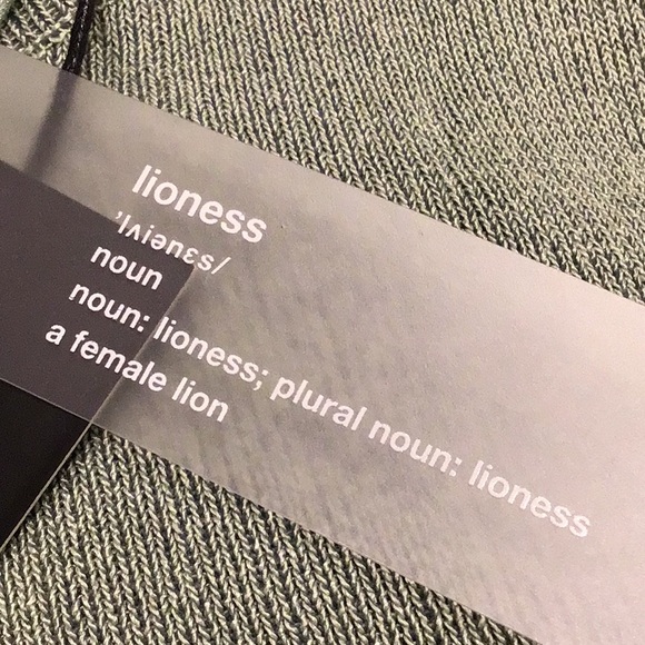 Lioness Military Minds Light Green Ruched Tie Side Ling Sleeve Stretch Dress NEW - Picture 11 of 16